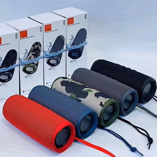 Original 1: 1 calidad Flip 6 Supergraves Altavoz inalámbrico portátil Flip6 Blue Tooth 5,1 altavoz con soporte FM Tws USB
