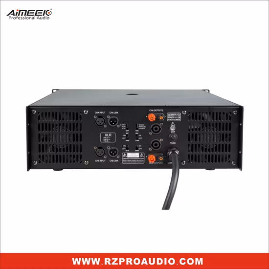 Amplificador de audio profesional de alta potencia de 1800 vatios, equipo de DJ para subwoofer de 18 pulgadas