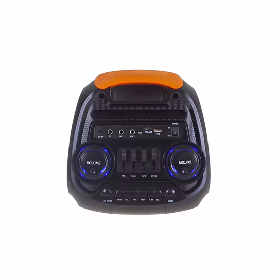 Altavoz inalámbrico doble de 10 pulgadas Al10128f Tws Bluetooth Fire Light Party